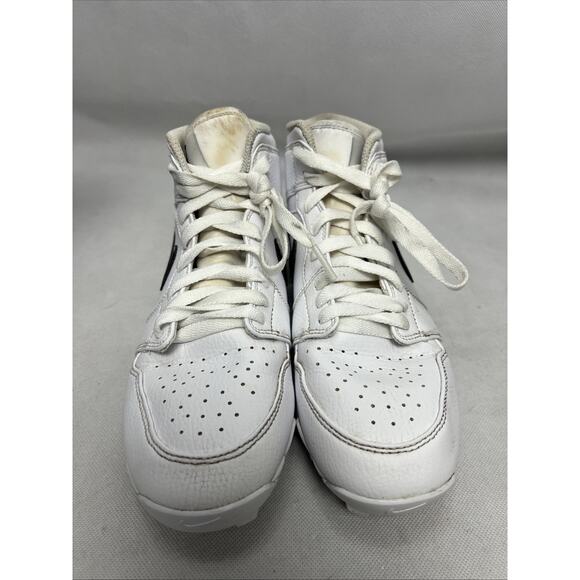 Nike Air Jordan 1 Mid Youth Multisport Cleat White Youth Size 5.5 HF6883-100 - Picture 7 of 12
